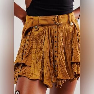 Free People Skirt with Belt Detail